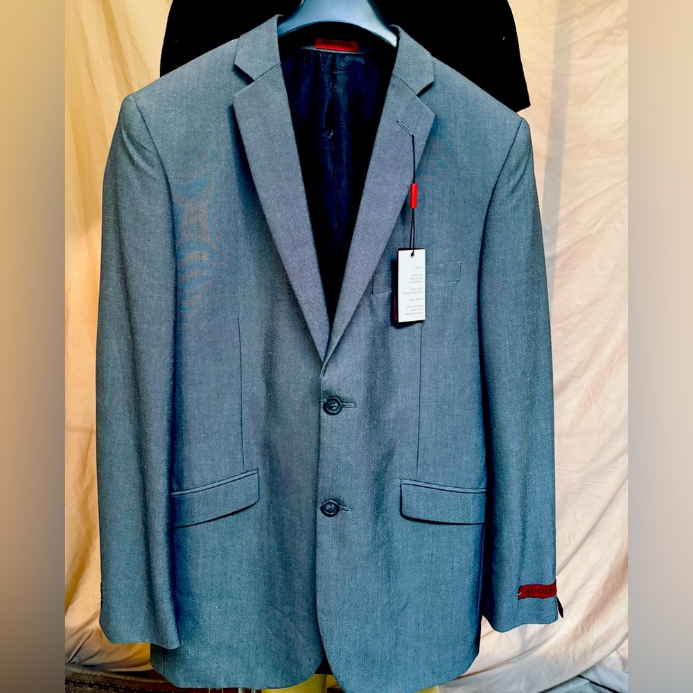 Adolfo Men’s 38Reg Slim Fit Jacket